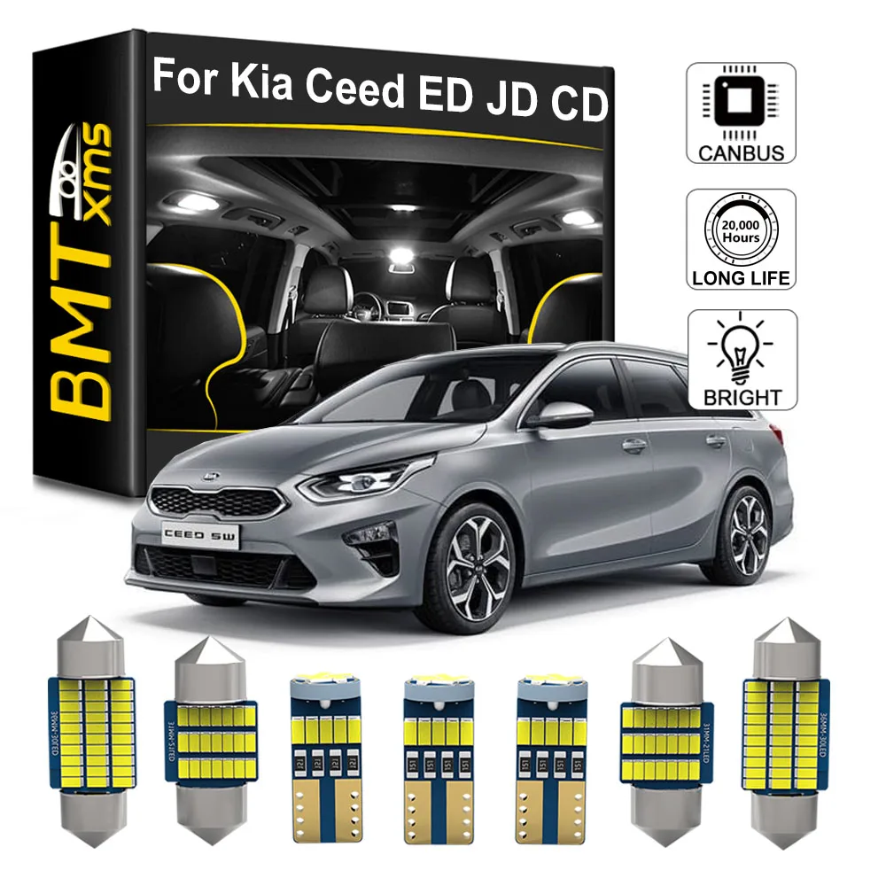 BMTxms Canbus For Kia Ceed ED JD CD Combi SW Hatchback Sportswagon Pro GT 2006-2020 Auto LED Interior Light Lamp Car Accessories
BMTxms Canbus For Kia Ceed ED JD CD Combi SW Hatchback Sportswagon Pro GT 2006-2020 Auto LED Interior Light Lamp Car Accessories