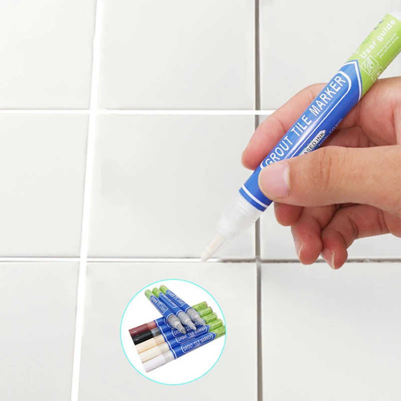 Tile Gap Repair Pen White Tile Joint Refill Grout Pen Bathroom Porcelain Filling Waterproof Mouldproof Home Cleaner Agents Paint
Tile Gap Repair Pen White Tile Joint Refill Grout Pen Bathroom Porcelain Filling Waterproof Mouldproof Home Cleaner Agents Paint