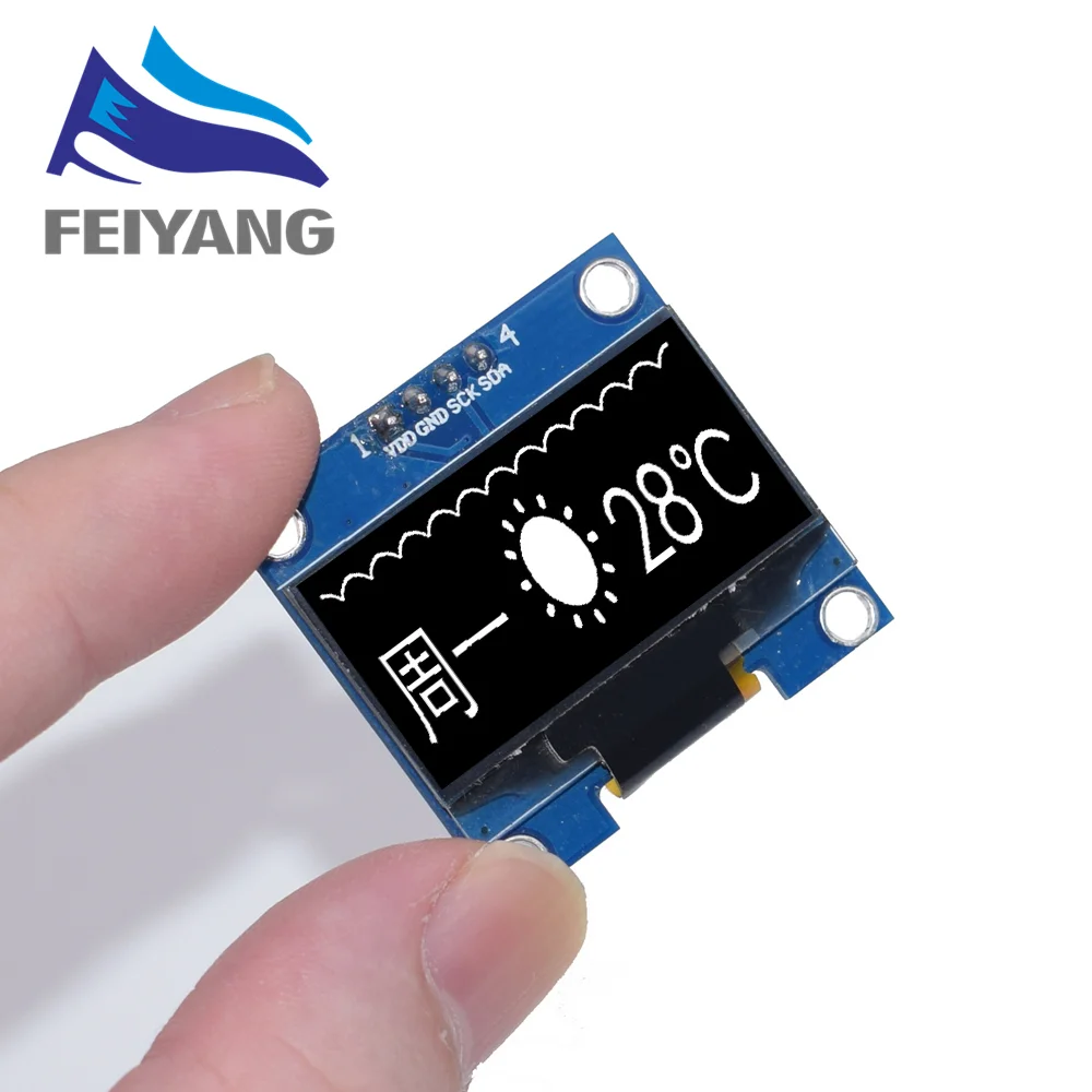 Модуль ЖК дисплея SSD1315 IIC I2C с OLED экраном белого цвета модуль 1 3 дюйма шт. новый