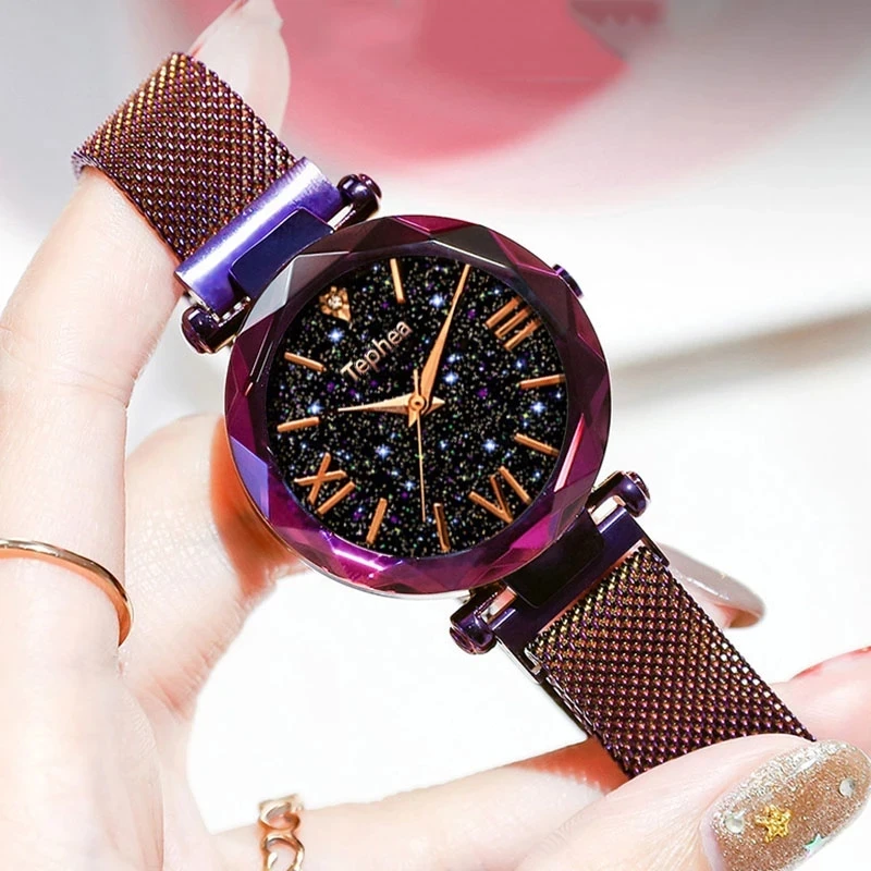 Luxury Women Watches 2020 Set Magnetic Starry Sky Female Clock Quartz Wristwatch Ladies Wrist Watch reloj mujer relogio feminino
Luxury Women Watches 2020 Set Magnetic Starry Sky Female Clock Quartz Wristwatch Ladies Wrist Watch reloj mujer relogio feminino