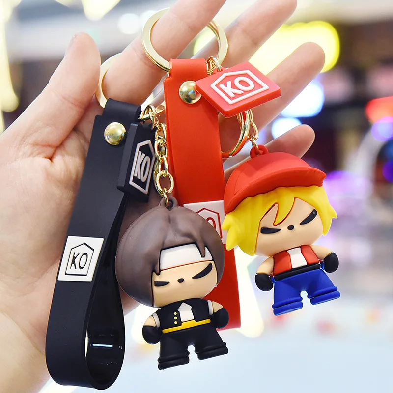 Japanese Nostalgic Childhood Game KOF Arcade Key Chain Lovers Hot Blood Teenager Pendant Accessories Key Ring Gift
Japanese Nostalgic Childhood Game KOF Arcade Key Chain Lovers Hot Blood Teenager Pendant Accessories Key Ring Gift