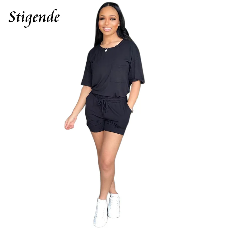Stigende Women Casual Two Piece Short Set Home Clothes Summer Shirt Top and Drawstring Pocket Shorts Plain Color 2 Pcs Outfit
Stigende Women Casual Two Piece Short Set Home Clothes Summer Shirt Top and Drawstring Pocket Shorts Plain Color 2 Pcs Outfit