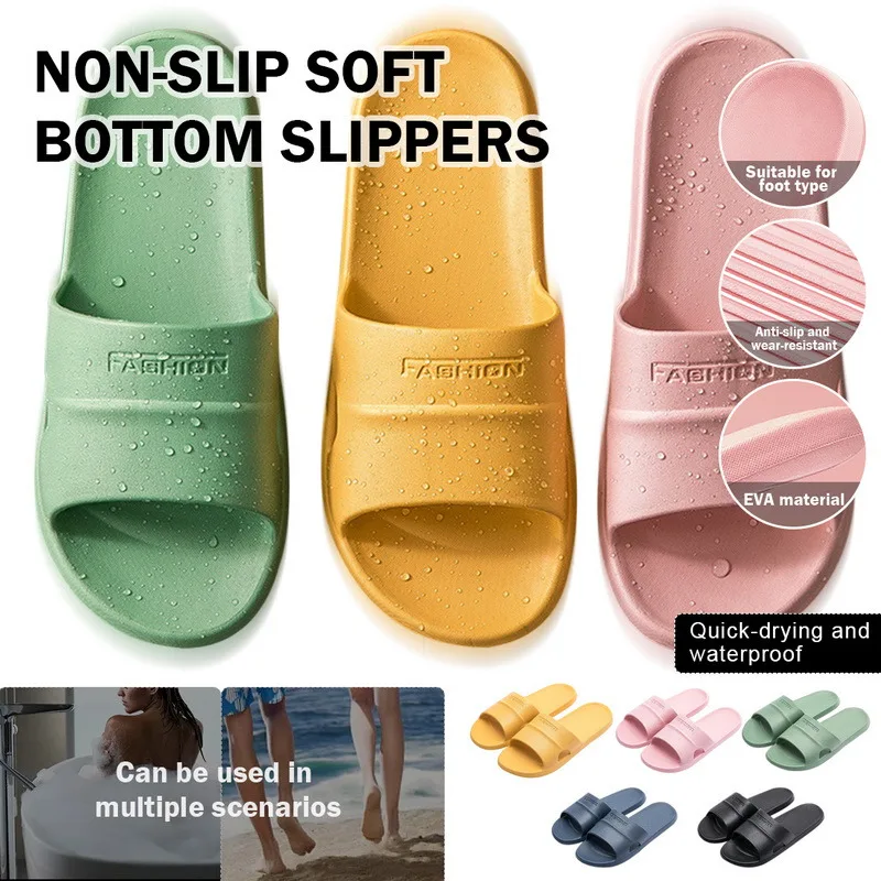 WENYUJH EVA Hole Leaking Slippers Women Bathroom Shoes Slides Anti-slip Summer Indoor Home Slippers Household Bath Sandals Men
WENYUJH EVA Hole Leaking Slippers Women Bathroom Shoes Slides Anti-slip Summer Indoor Home Slippers Household Bath Sandals Men