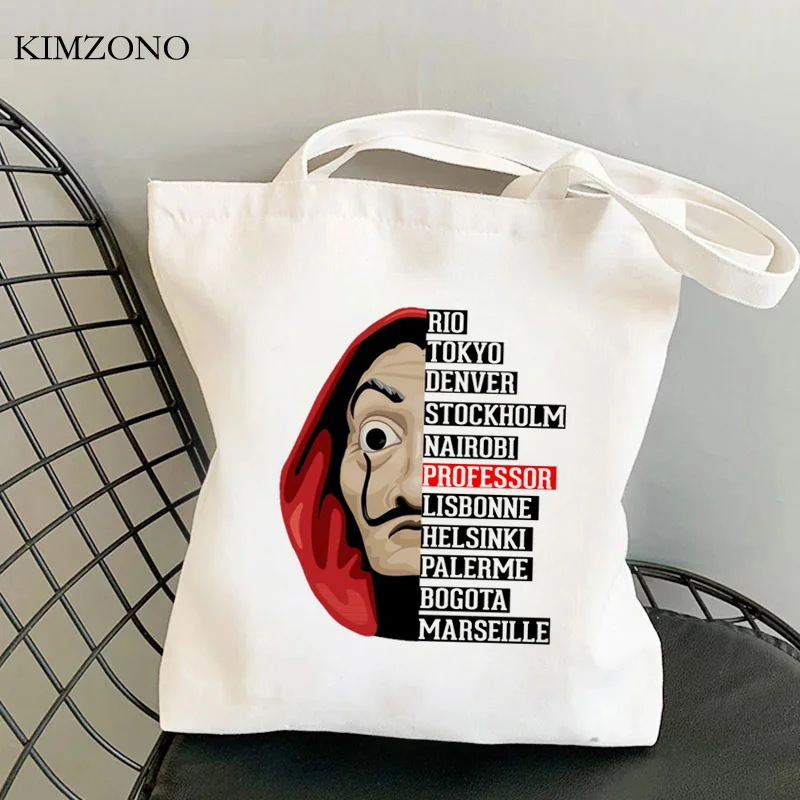 Money Heist La Casa De Papel House of Paper shopping bag canvas shopper grocery cotton bolsa bag sacola fabric jute grab
Money Heist La Casa De Papel House of Paper shopping bag canvas shopper grocery cotton bolsa bag sacola fabric jute grab