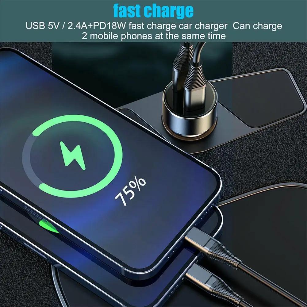 FM Modulator Transmitter AUX Audio Bluetooth 5.0 FM Radio Dual USB Fast Charging Handsfree Car Kit TF U Disk Playback Music 
FM Modulator Transmitter AUX Audio Bluetooth 5.0 FM Radio Dual USB Fast Charging Handsfree Car Kit TF U Disk Playback Music