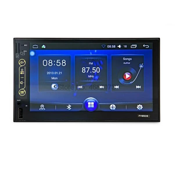 От DHL 5 шт. 2 Din 7 ''автомобиля MP4 MP5 hands-free WI-FI Интернет видеоплееры сенсорный