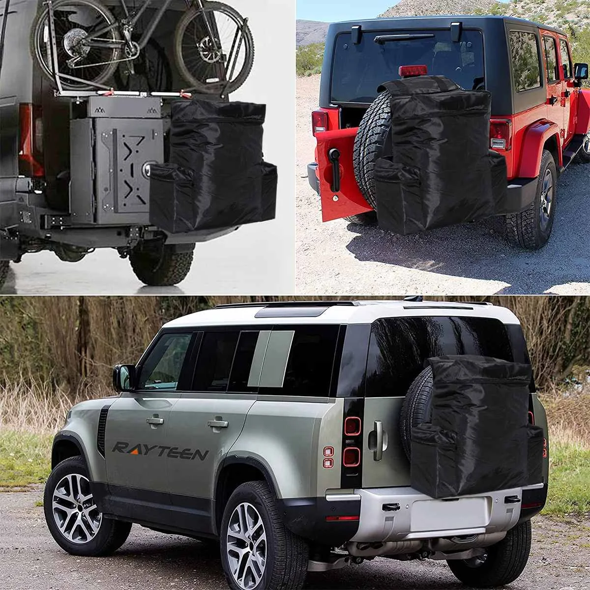 420D Multifunctional Spare Tire Bag Car Truck Off Road Vehicle PVC Waterproof Spare Tire Garbage Bag for Trucks SUV Off-road
420D Multifunctional Spare Tire Bag Car Truck Off Road Vehicle PVC Waterproof Spare Tire Garbage Bag for Trucks SUV Off-road