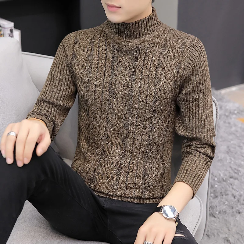Fashion Spring Sweater Men Korea High Quality Pullovers Knitted Sweater Mens Winter Pullover Homme Warm Clothing New Slim Solid
Fashion Spring Sweater Men Korea High Quality Pullovers Knitted Sweater Mens Winter Pullover Homme Warm Clothing New Slim Solid