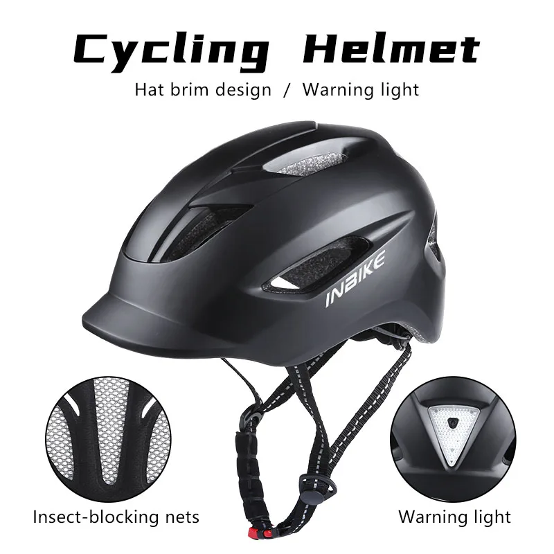 Inbike 2021 Bicycle Helmet Warning Light Breathable Bike Helmet Safety Cap Outdoor Sport MTB Cycling Helmet For Man
Inbike 2021 Bicycle Helmet Warning Light Breathable Bike Helmet Safety Cap Outdoor Sport MTB Cycling Helmet For Man
