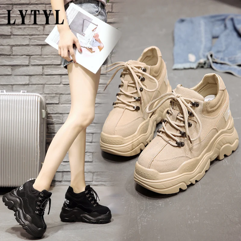 Women High Platform Shoes New Breathable Women Height Increasing Shoes 12 CM Thick Sole Trainers Sneakers Woman B20-383
Women High Platform Shoes New Breathable Women Height Increasing Shoes 12 CM Thick Sole Trainers Sneakers Woman B20-383