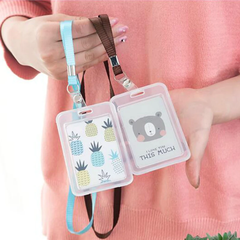 1PC Transparent Plants Animals ID Card Holder Badge Case with Lanyard Bus Bank Credit Card Sleeve for Company Factory Staff
1PC Transparent Plants Animals ID Card Holder Badge Case with Lanyard Bus Bank Credit Card Sleeve for Company Factory Staff