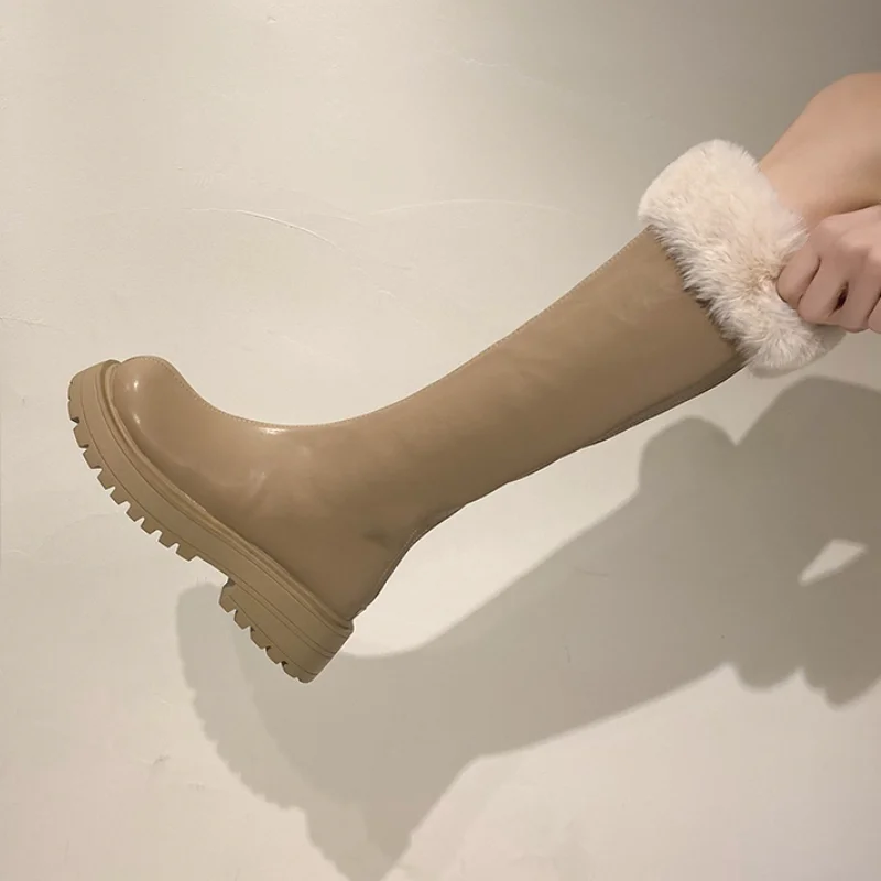 2021 Women's Knee High Boots Soft Leather Zipper Women's Shoes Winter Long Boot Platform Footwear Woman Fashion Warm High Boots
2021 Women's Knee High Boots Soft Leather Zipper Women's Shoes Winter Long Boot Platform Footwear Woman Fashion Warm High Boots