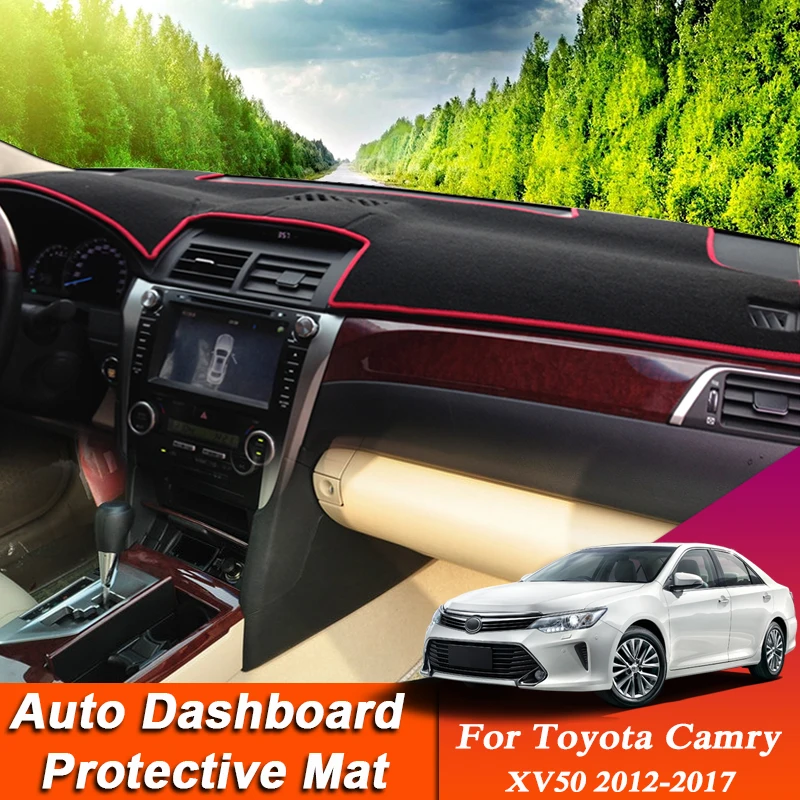 Car Styling For Toyota Camry XV50 2012-2017 LHD&RHD Dashboard Mat Protective Interior Anti-Pad Shade Cushion Auto Accessory
Car Styling For Toyota Camry XV50 2012-2017 LHD&RHD Dashboard Mat Protective Interior Anti-Pad Shade Cushion Auto Accessory