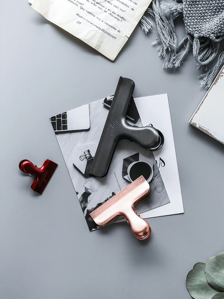Nordic Style Retro Stainless Steel Clip Storage Sealing Clip Office Stationery Clip Book Holder Ticket Clips
Nordic Style Retro Stainless Steel Clip Storage Sealing Clip Office Stationery Clip Book Holder Ticket Clips
