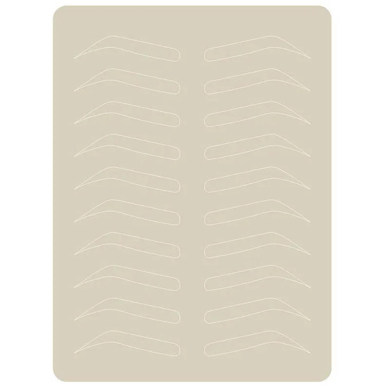 10pcs Microblading Eyebrow Practice Skin Latex Permanent Makeup Eyebrow Training Skin Tattoo Skin No Ink Needed White Line
10pcs Microblading Eyebrow Practice Skin Latex Permanent Makeup Eyebrow Training Skin Tattoo Skin No Ink Needed White Line