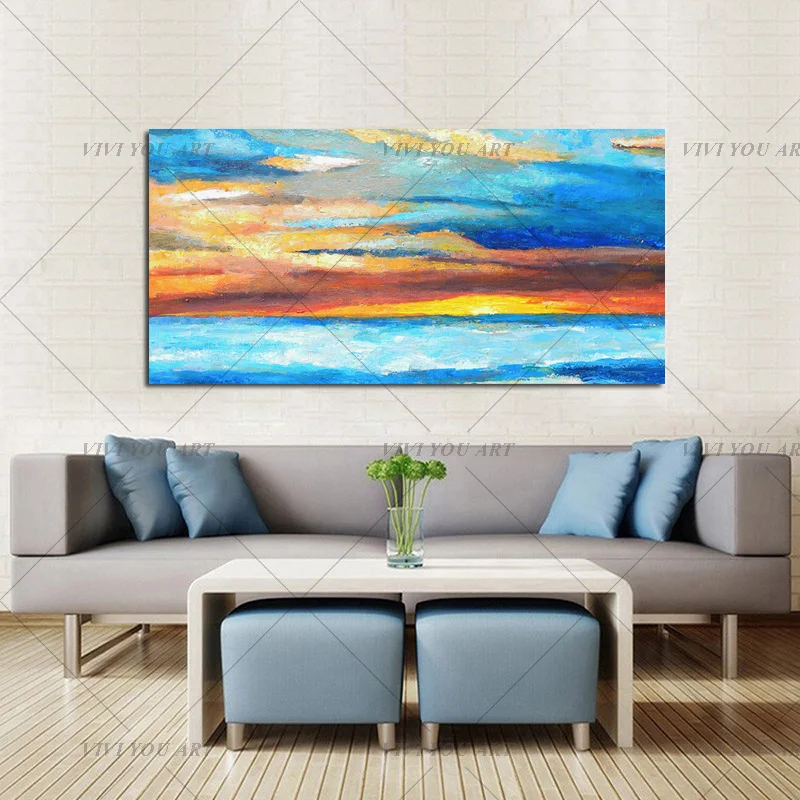 Sunset Sea Beach handpainted oil Painting simple abstract artwork Wall Art Picture for Living Room Hotel Decor
Sunset Sea Beach handpainted oil Painting simple abstract artwork Wall Art Picture for Living Room Hotel Decor