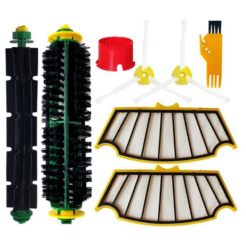 Hepa Filter Main Side Brush for IRobot Roomba 500 505 510 520 530 531 535 532 550 560Robotic Vacuum Cleaner Accessories
Hepa Filter Main Side Brush for IRobot Roomba 500 505 510 520 530 531 535 532 550 560Robotic Vacuum Cleaner Accessories