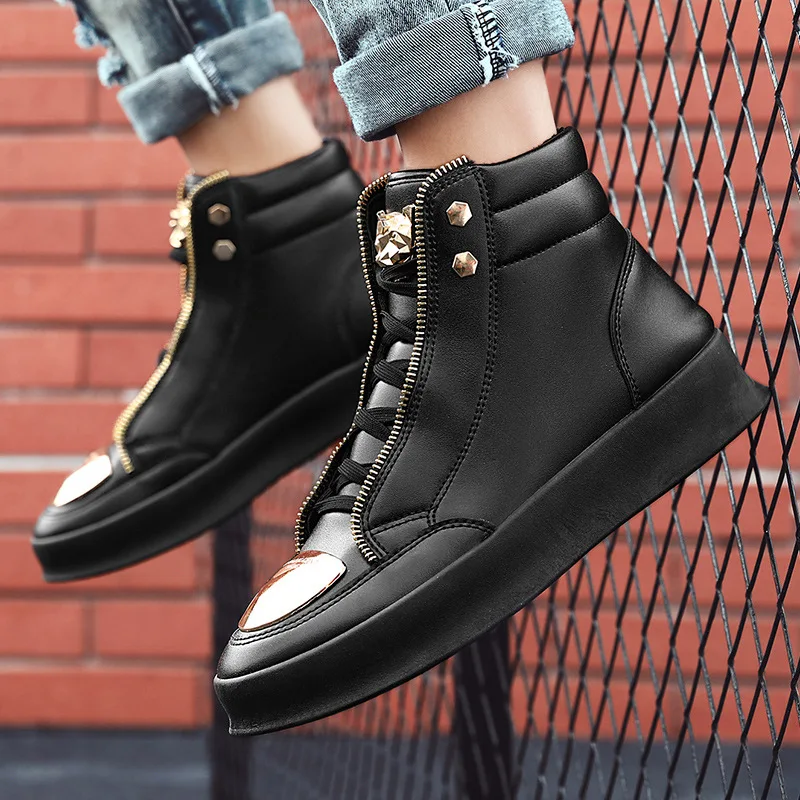 2021 New Breathable CASUAL BOOTS Fashion Trend Men's Short Boots Outdoor PU Leather Sports Shoes Thick Soled Locomotive Shoes
2021 New Breathable CASUAL BOOTS Fashion Trend Men's Short Boots Outdoor PU Leather Sports Shoes Thick Soled Locomotive Shoes