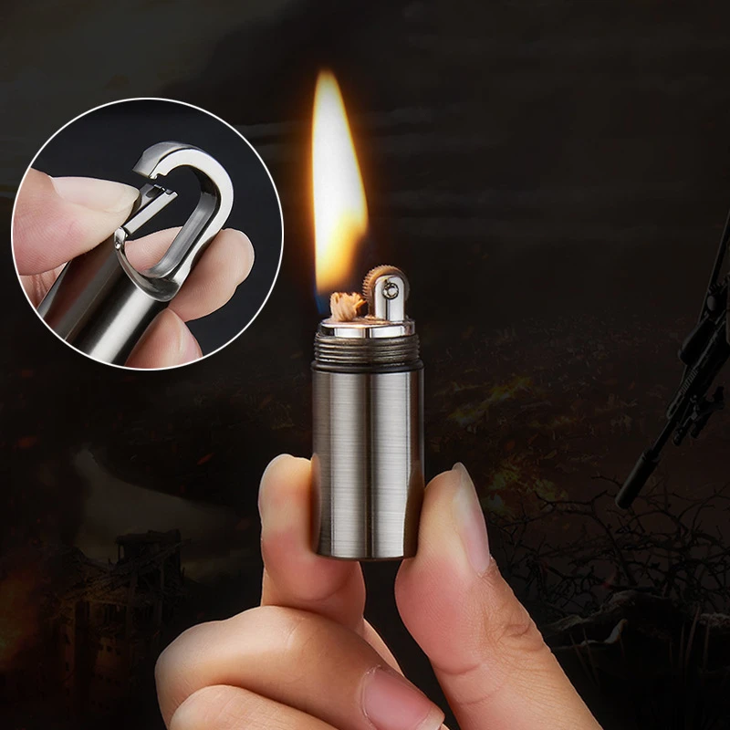 Kerosene Pendant Lighter Mini Grinding Wheel Metal Retro Men's Gadgets Cigarette Accessories Rolling Tray
Kerosene Pendant Lighter Mini Grinding Wheel Metal Retro Men's Gadgets Cigarette Accessories Rolling Tray