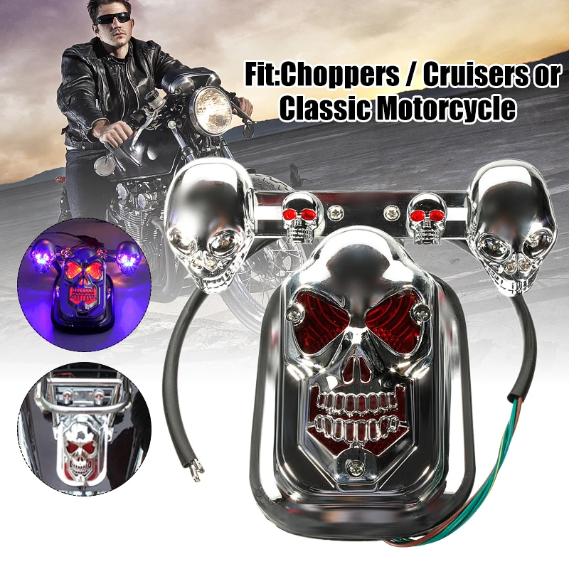 20W LED Retro Skull Motorcycle Turn Signal Lights Indicators Rear /Tail / Stop / Brake Light Lamp for Honda Yamaha Suzuki
20W LED Retro Skull Motorcycle Turn Signal Lights Indicators Rear /Tail / Stop / Brake Light Lamp for Honda Yamaha Suzuki