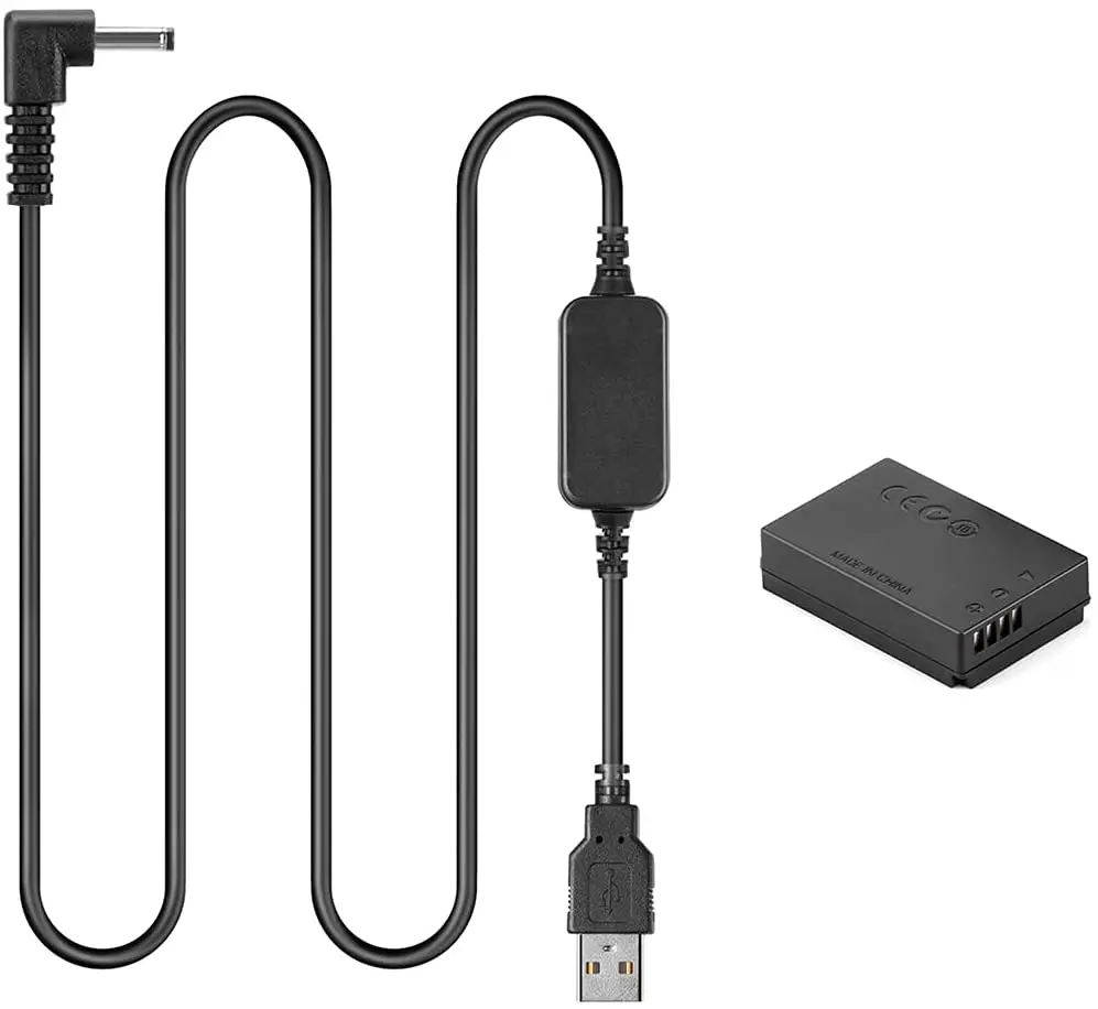 USB Cable 8.4V ACK-E12+DR-E12 DC Coupler LP-E12 Dummy Battery for Canon EOS M M2 M10 M50 M100 M200
USB Cable 8.4V ACK-E12+DR-E12 DC Coupler LP-E12 Dummy Battery for Canon EOS M M2 M10 M50 M100 M200