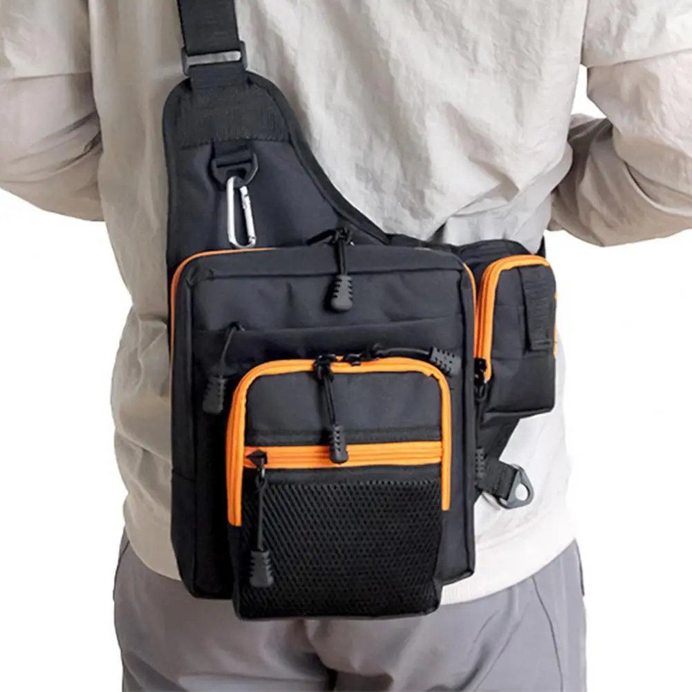 Multifunctional Crossbody Fishing Bag 3 Colors Polyester Water Resistant Adjustable Fishing Sling Pack Bag Fishing Accessories
Multifunctional Crossbody Fishing Bag 3 Colors Polyester Water Resistant Adjustable Fishing Sling Pack Bag Fishing Accessories