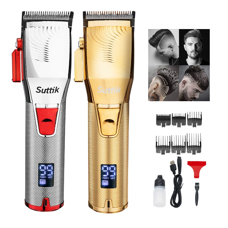 Professional Cordless Hair Clipper Electric Hair Trimmer LCD Display Barber Clipper Haircur Machine
Professional Cordless Hair Clipper Electric Hair Trimmer LCD Display Barber Clipper Haircur Machine