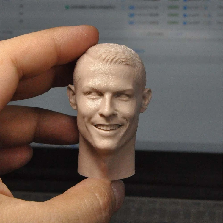 1/6 Scale Cristiano Ronaldo Unpainted Head Models Smile Version for 12''Figure DIY
1/6 Scale Cristiano Ronaldo Unpainted Head Models Smile Version for 12''Figure DIY