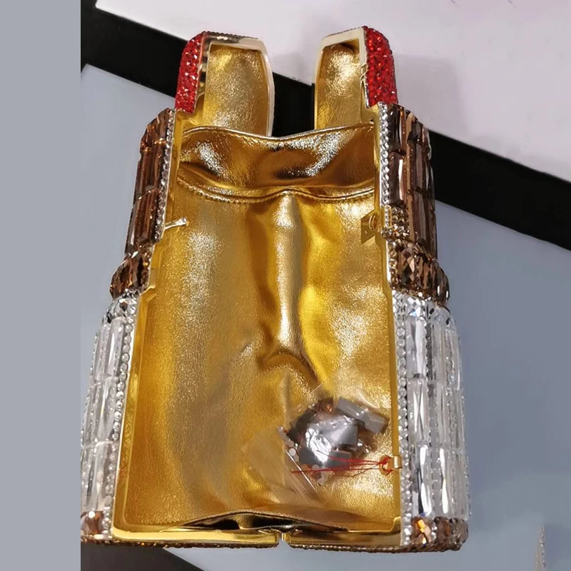 2021 New XIYUAN Lipstick Shape Women Evening Clutch Bags Elegant Luxury Ladies Crystal Diamond Shoulder Bag High Quality Purses
2021 New XIYUAN Lipstick Shape Women Evening Clutch Bags Elegant Luxury Ladies Crystal Diamond Shoulder Bag High Quality Purses