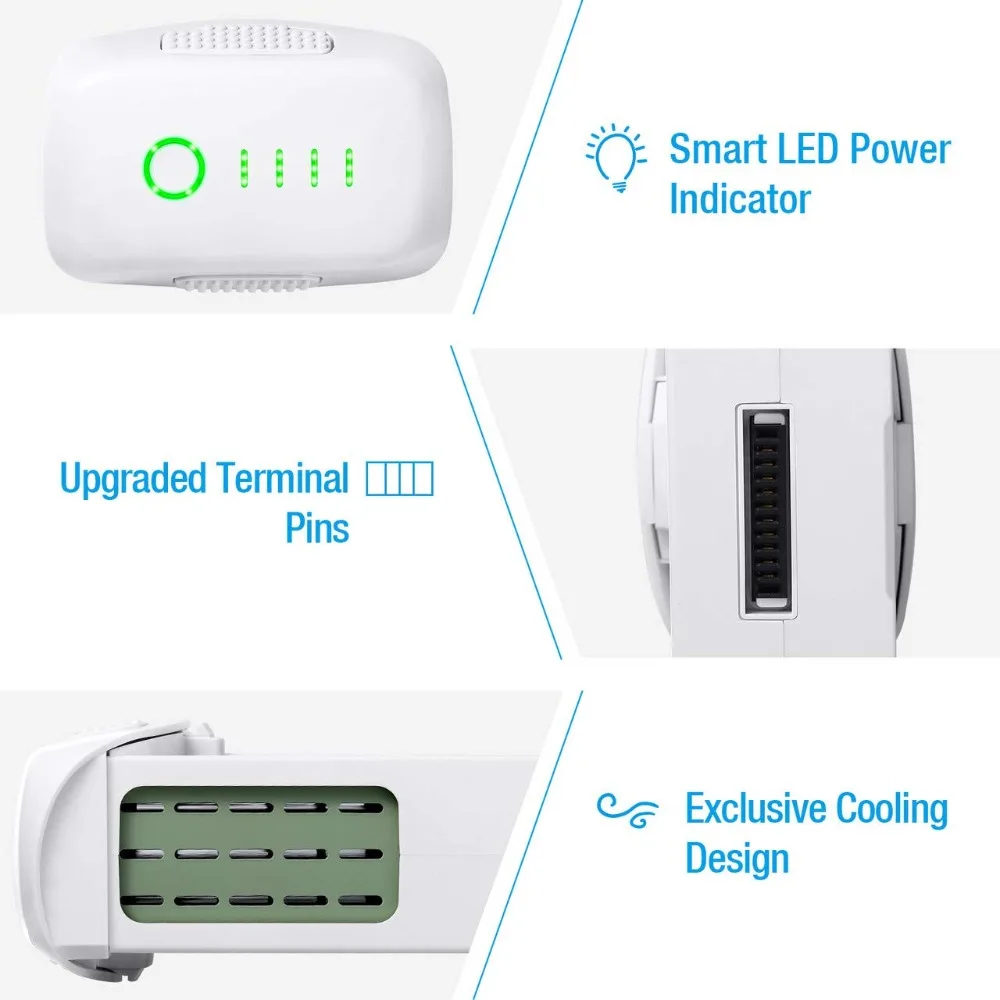 SALE For DJI Phantom 4 Series Intelligent Flight Battery (5870mAh, High Capacity) phantom 4 pro battery Max 30 mins flight time
SALE For DJI Phantom 4 Series Intelligent Flight Battery (5870mAh, High Capacity) phantom 4 pro battery Max 30 mins flight time