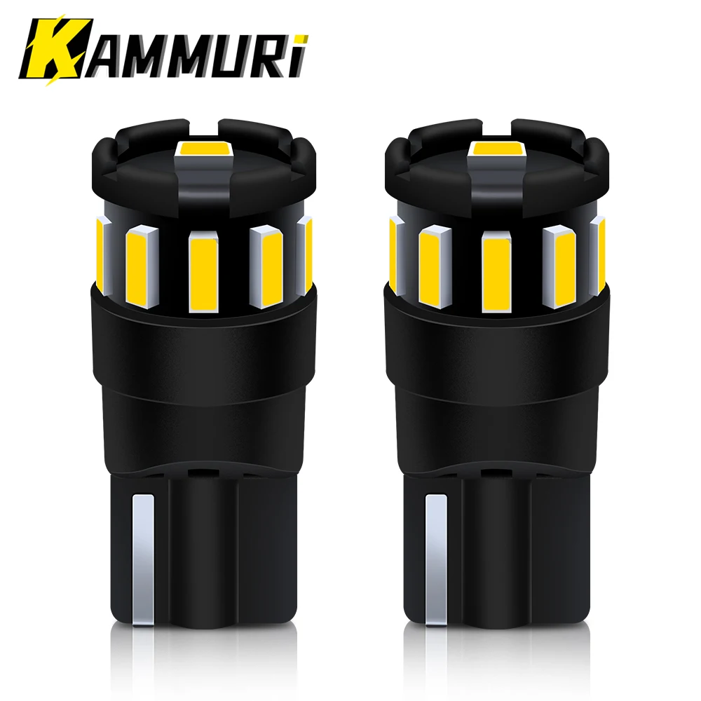 KAMMURI Newest Led W5W T10 194 168 192 LED Car Wedge Parking Light Side Door Bulb Instrument Lamp Auto License Plate Lights
KAMMURI Newest Led W5W T10 194 168 192 LED Car Wedge Parking Light Side Door Bulb Instrument Lamp Auto License Plate Lights