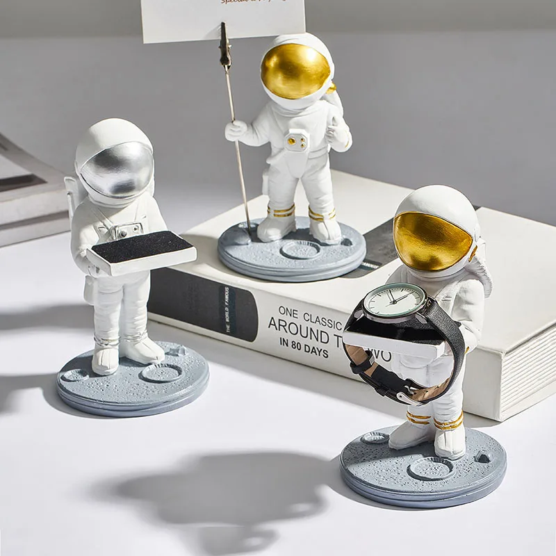 

Nordic Spacemen Figurines Home Decoration Ornament Storage Rack Birthday Gifts Bedside Decoration Astronaut Furnishings Crafts