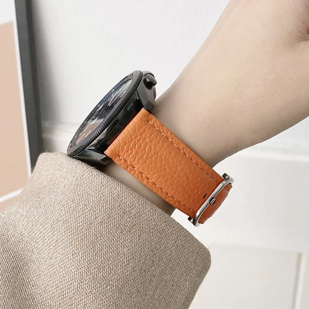 22mm Watch Band for Huawei Watch 3 Pro GT 2e Wrist Strap Leather Watchband for Samsung Galaxy Watch3 Amazfit GTR/PACE Bracelet
22mm Watch Band for Huawei Watch 3 Pro GT 2e Wrist Strap Leather Watchband for Samsung Galaxy Watch3 Amazfit GTR/PACE Bracelet