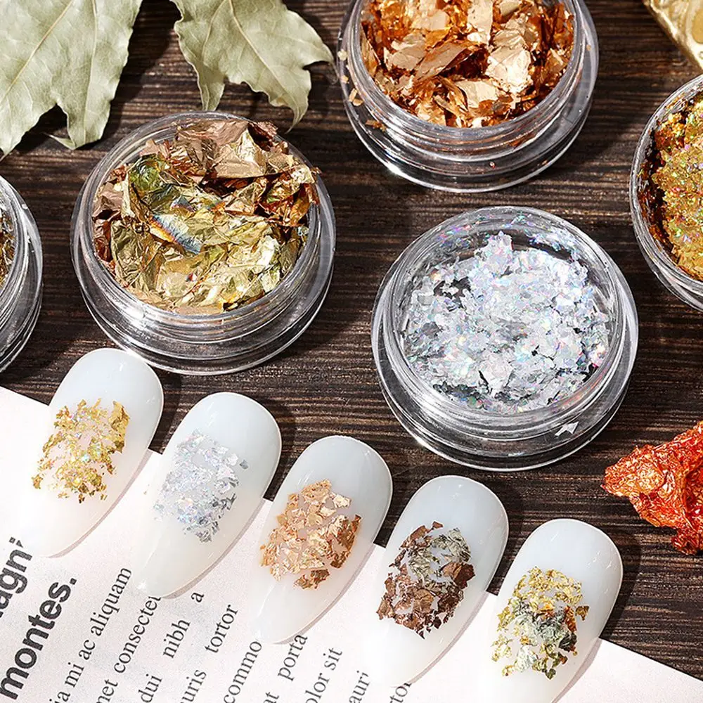 Stylish Colorful Silver Gold Nail Art Decorations Manicure Accessories DIY Nail Art Foils 3D Nail Stickers
Stylish Colorful Silver Gold Nail Art Decorations Manicure Accessories DIY Nail Art Foils 3D Nail Stickers