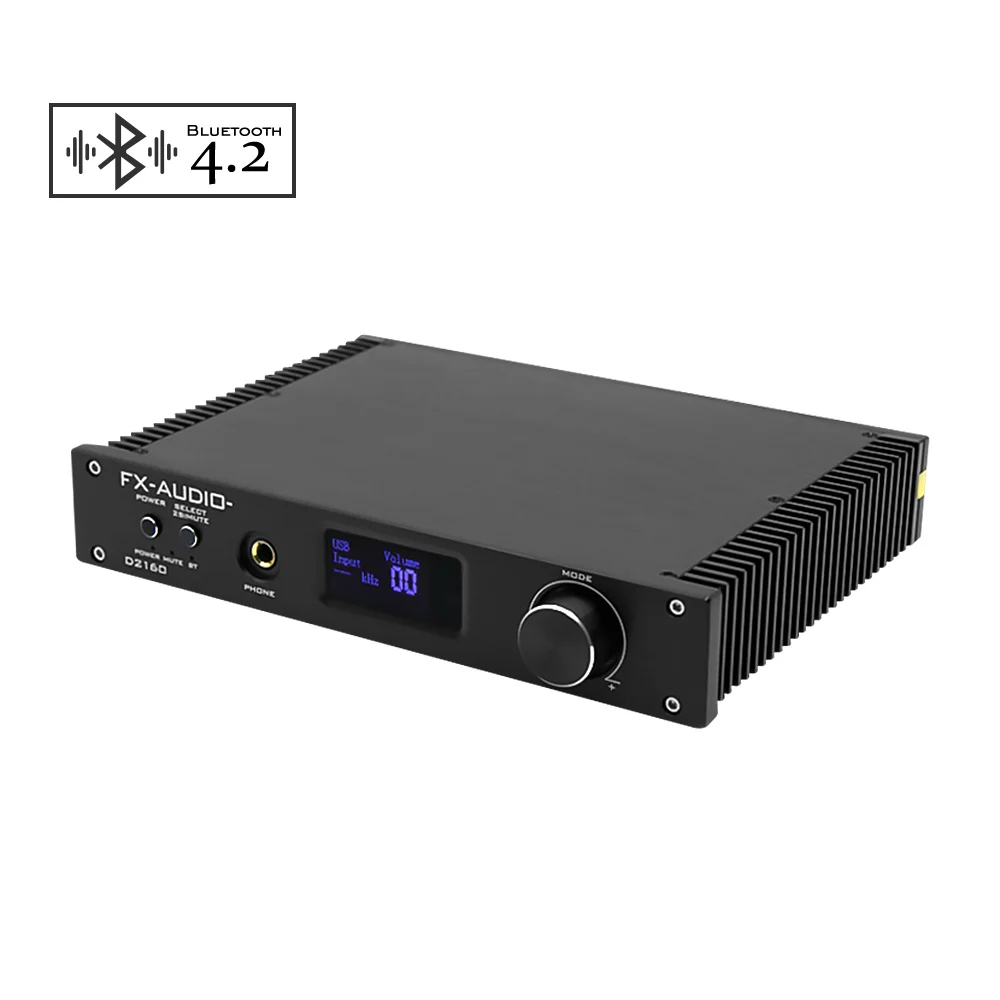 FX-Audio D2160 CSR8675 Bluetooth 4.2 APTX 150W*2 Hifi Digital Audio Amplifier With Headphone Amplifier 24Bit/192KHz For Home DIY 
FX-Audio D2160 CSR8675 Bluetooth 4.2 APTX 150W*2 Hifi Digital Audio Amplifier With Headphone Amplifier 24Bit/192KHz For Home DIY