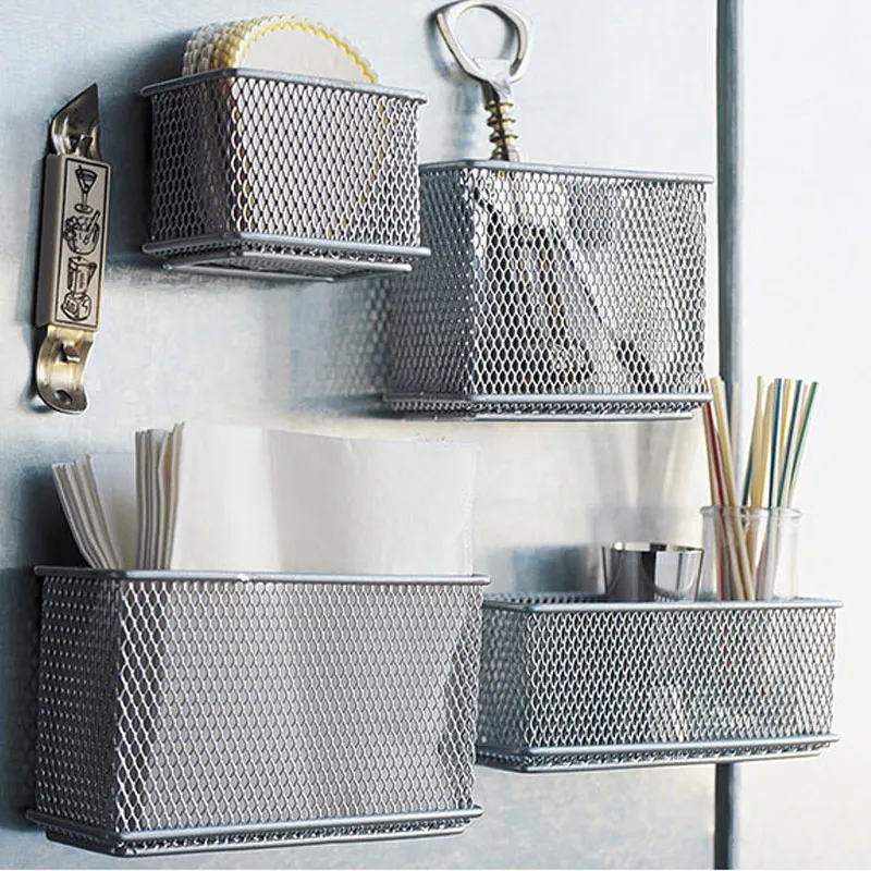 Metal Wire Mesh Magnetic Storage Basket Tray Desk Caddy Storage Organizer NIN668 
Metal Wire Mesh Magnetic Storage Basket Tray Desk Caddy Storage Organizer NIN668