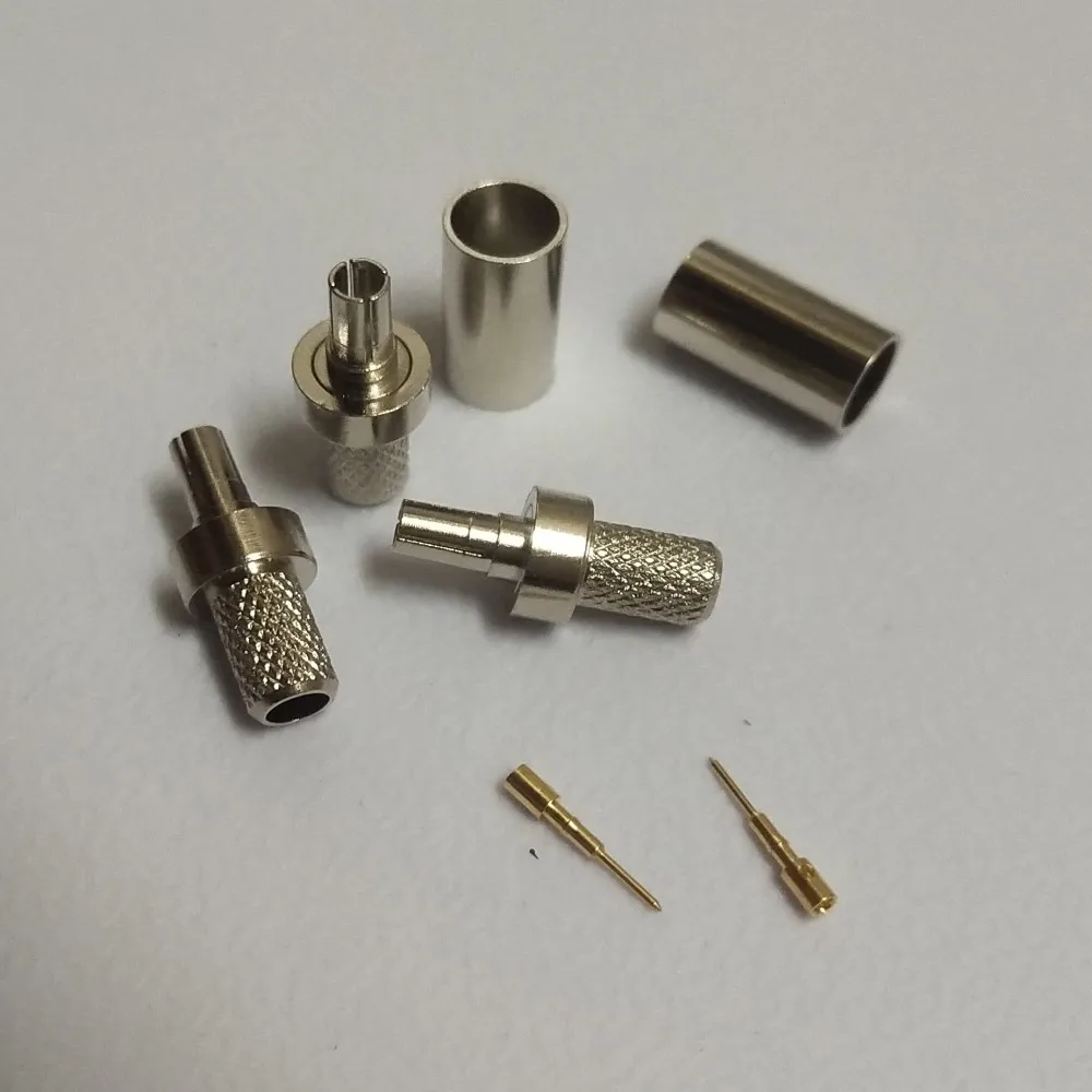 CRC9 Штекерный обжим для кабеля RG58 LMR195 RG400 RG142 RF коаксиальный соединитель