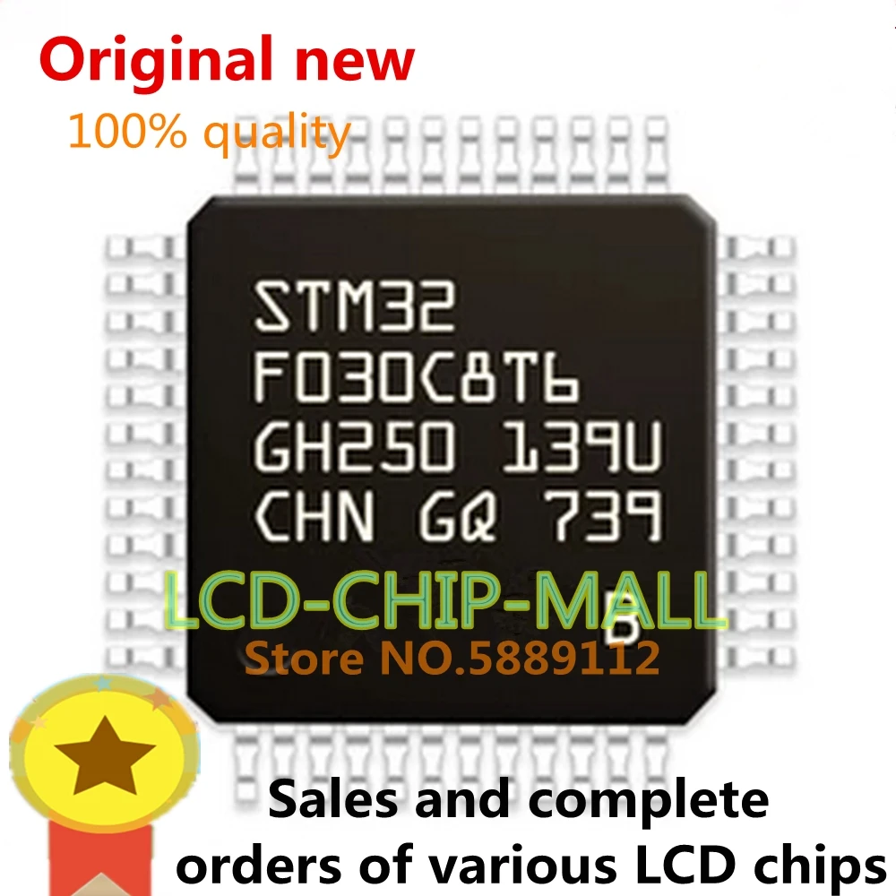 5pcs/lot STM32F030C8T6 STM32F030 QFP
5pcs/lot STM32F030C8T6 STM32F030 QFP