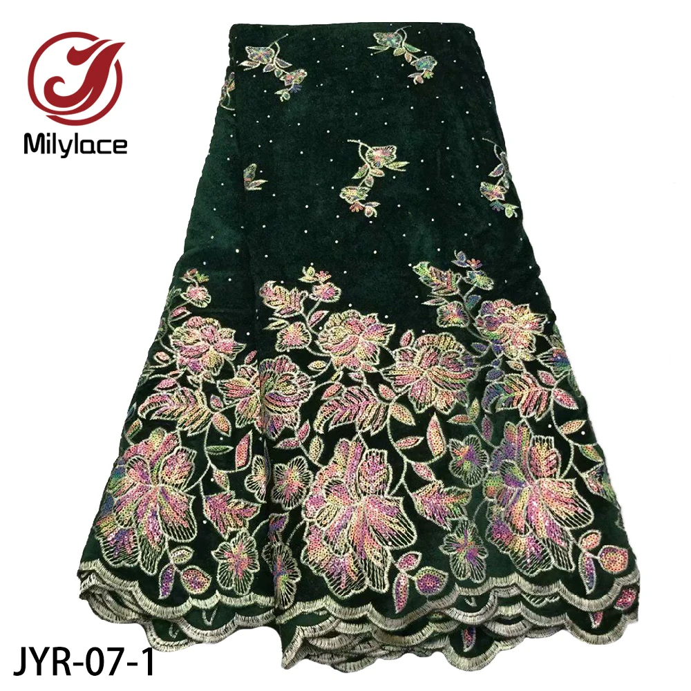 Milylace New African Velvet Lace Fabric 2020 High Quality Lace Embroidered Nigerian French Lace Fabrics for Wedding Dress JYR-07
Milylace New African Velvet Lace Fabric 2020 High Quality Lace Embroidered Nigerian French Lace Fabrics for Wedding Dress JYR-07