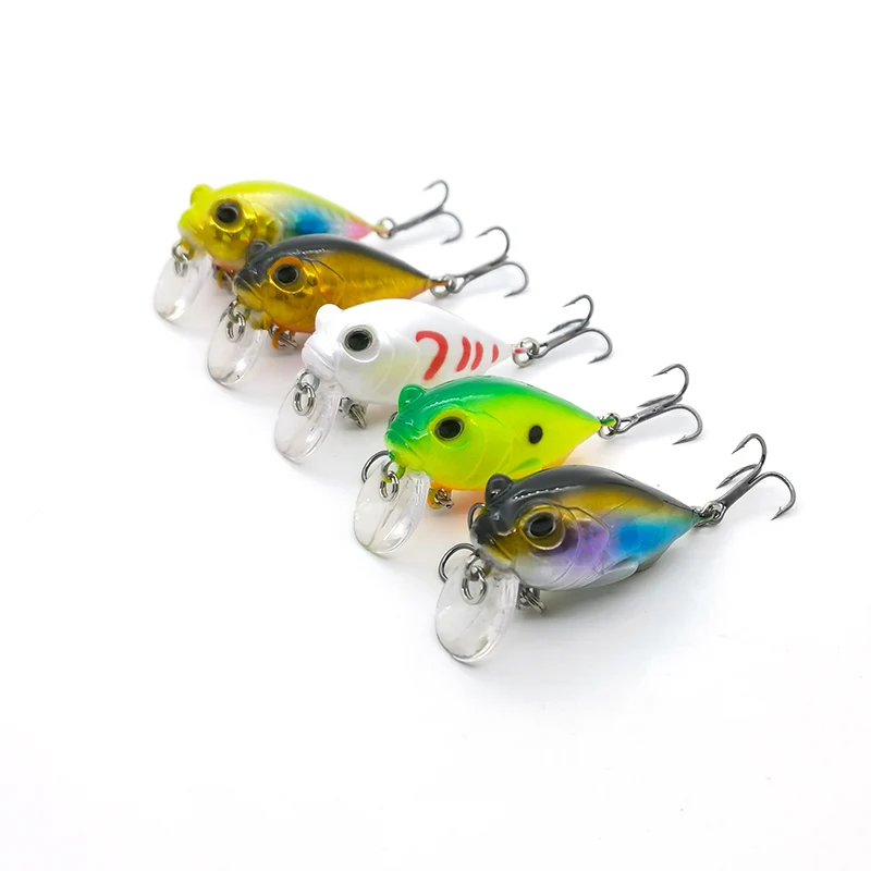 1PCS New Japanese Design Hard Fishing Lure 4cm/5.2g Mini Crank Bait For Pike Perch Bass Sinking Crankbait Pesca
1PCS New Japanese Design Hard Fishing Lure 4cm/5.2g Mini Crank Bait For Pike Perch Bass Sinking Crankbait Pesca