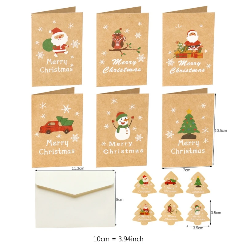 90Sets Merry Chritmas Greeting Cards Envelope Xmas Tree Sticker Kraft Paper Card 
90Sets Merry Chritmas Greeting Cards Envelope Xmas Tree Sticker Kraft Paper Card