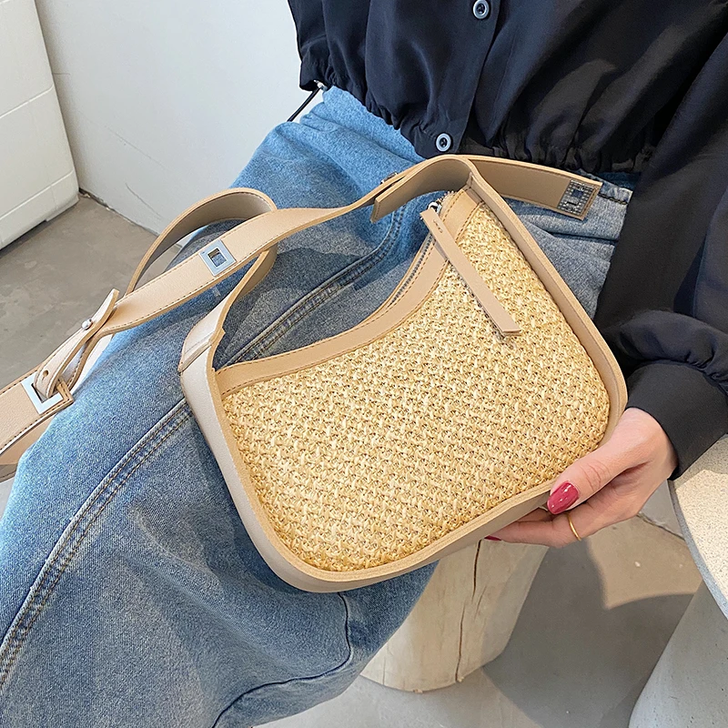 Small Summer Straw Crossbody Bags for Women 2021 Simple Brand Shoulder Handbag Lady Luxury Beautiful Fashion Ladies Beach Purses
Small Summer Straw Crossbody Bags for Women 2021 Simple Brand Shoulder Handbag Lady Luxury Beautiful Fashion Ladies Beach Purses