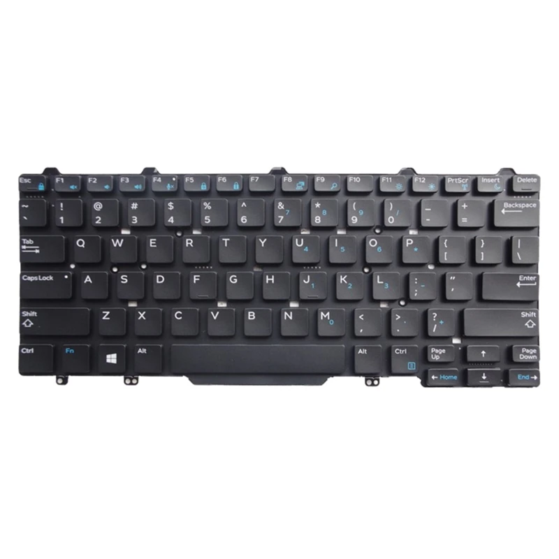 

Оригинальная сменная Клавиатура для ноутбука с американской раскладкой, совместимая с Dell Latitude 3340 E7450 E5450 E7470 E5470, Черная