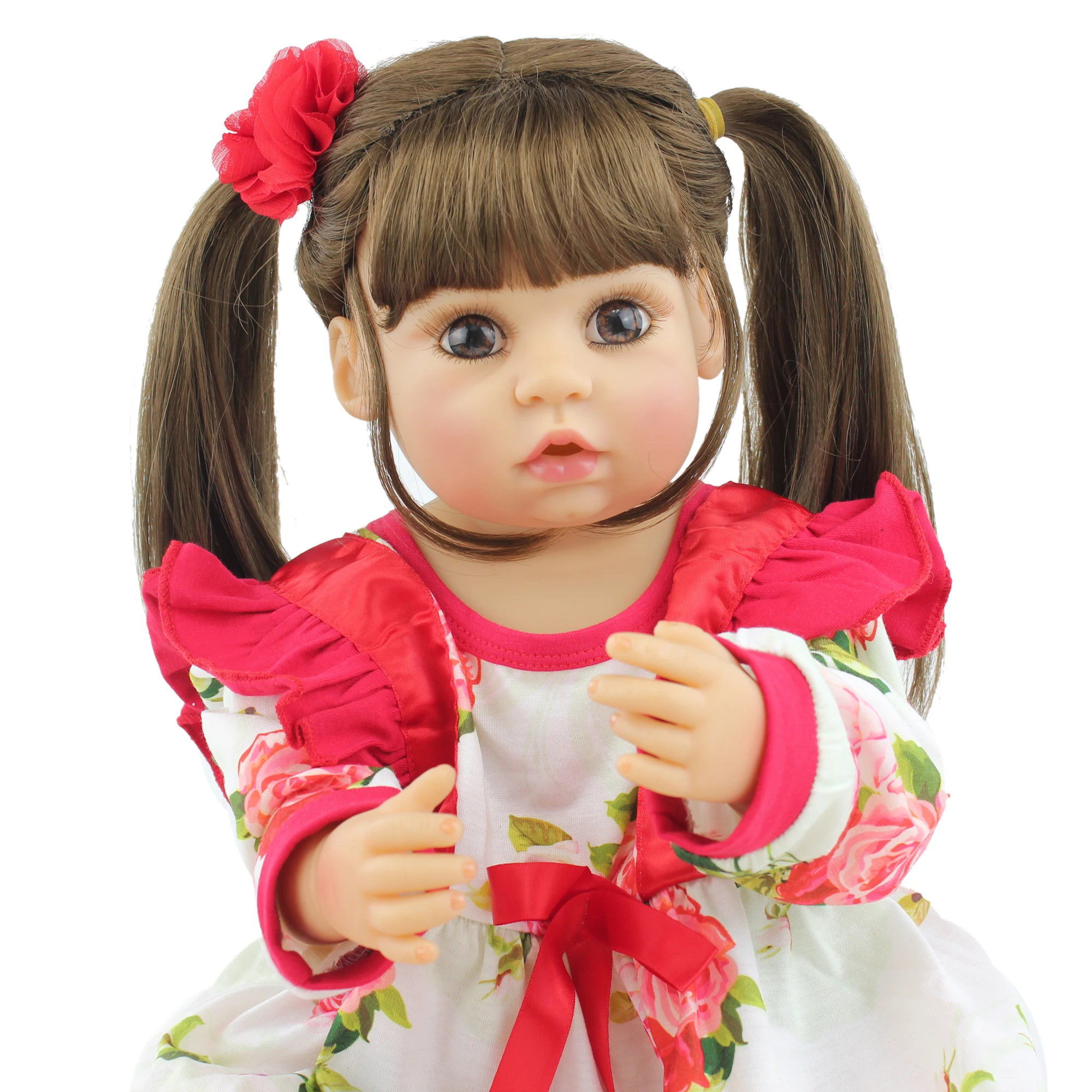 55cm Full Body Soft Silicone Girl Reborn Doll Toy Realistic Vinyl Newborn Babies Dress Up Princess Girl Boneca Birthday Gift
55cm Full Body Soft Silicone Girl Reborn Doll Toy Realistic Vinyl Newborn Babies Dress Up Princess Girl Boneca Birthday Gift