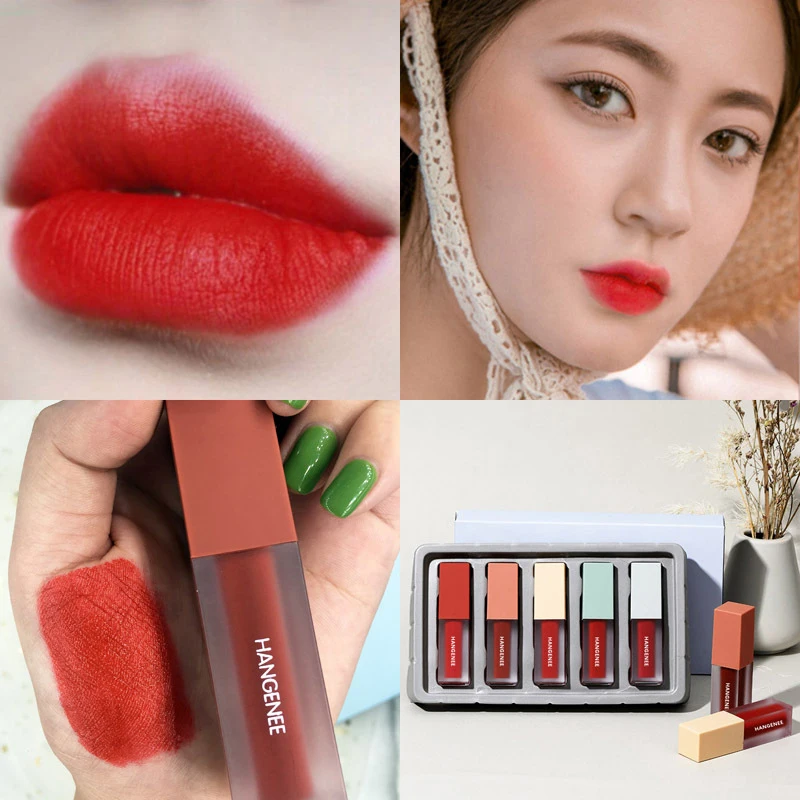 4 Colors Velvet Lip Glaze Smooth Matte Moisturizing Waterproof Sweatproof Non-smudge Natural Lasting Belleza Batom Maquillaje
4 Colors Velvet Lip Glaze Smooth Matte Moisturizing Waterproof Sweatproof Non-smudge Natural Lasting Belleza Batom Maquillaje