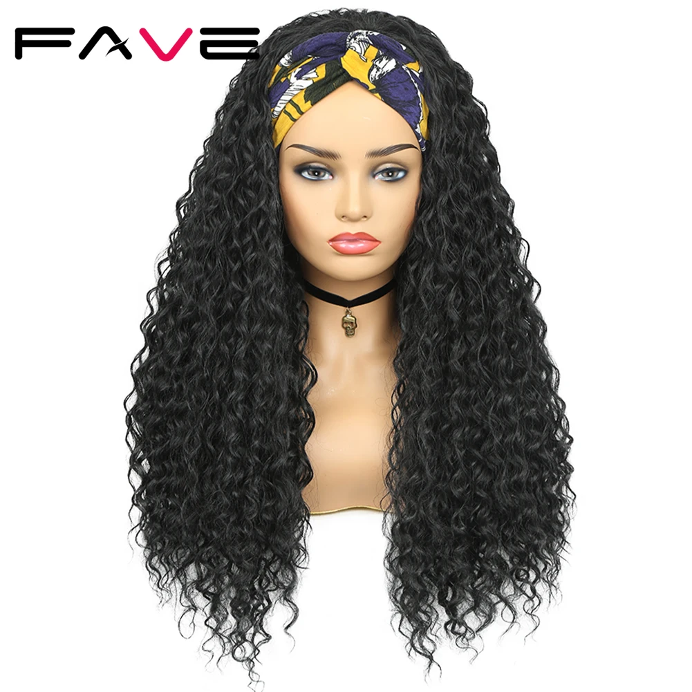 FAVE Headband Wig Synthetic Hair Long Kinky Afro Curly For Black Women Glueless Wig With Head band Heat Resistant Fiber
FAVE Headband Wig Synthetic Hair Long Kinky Afro Curly For Black Women Glueless Wig With Head band Heat Resistant Fiber