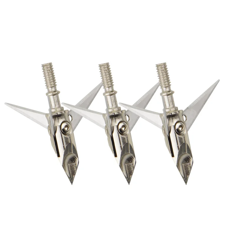 6/12pcs Archery Arrowhead Stainless Steel Broadheads Sharp Easy to Carry Hunting Arrow Head General thread 100 Grain for Hunting
6/12pcs Archery Arrowhead Stainless Steel Broadheads Sharp Easy to Carry Hunting Arrow Head General thread 100 Grain for Hunting