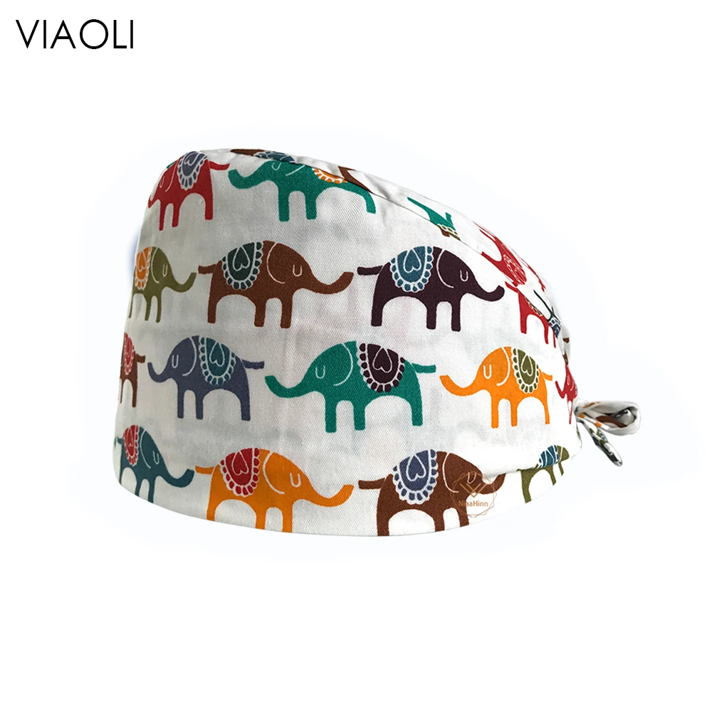 viaoli new cotton gorro enfermera cotton Elephant print hat adjustable Scrub hats beauty salon nursing caps laboratory Scrub Cap
viaoli new cotton gorro enfermera cotton Elephant print hat adjustable Scrub hats beauty salon nursing caps laboratory Scrub Cap