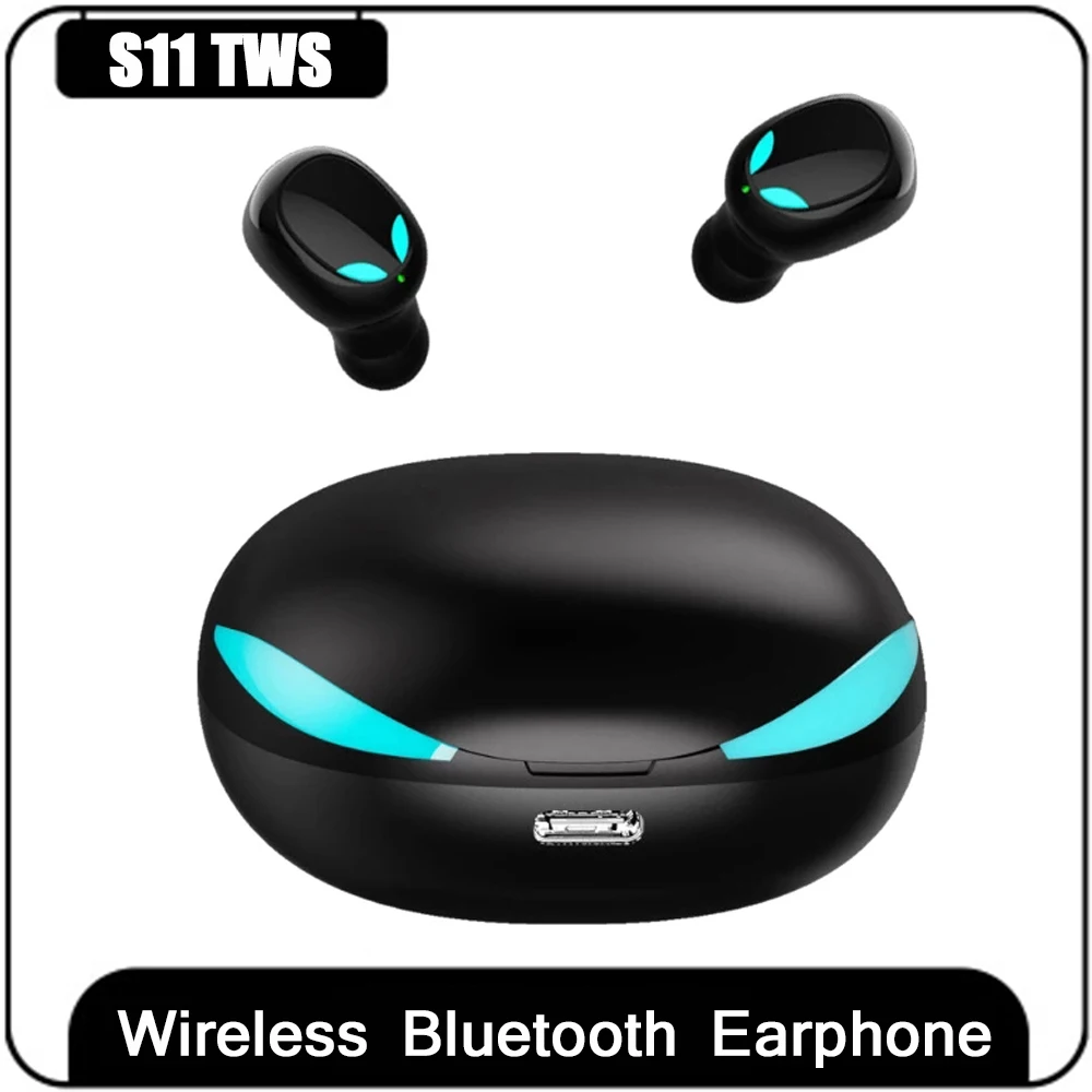 S11 TWS Wireless fone Bluetooth Earphones audifonos inalambicos Earbuds Handfree Noise Reduction Gaming Headset Gamer for Phone
S11 TWS Wireless fone Bluetooth Earphones audifonos inalambicos Earbuds Handfree Noise Reduction Gaming Headset Gamer for Phone