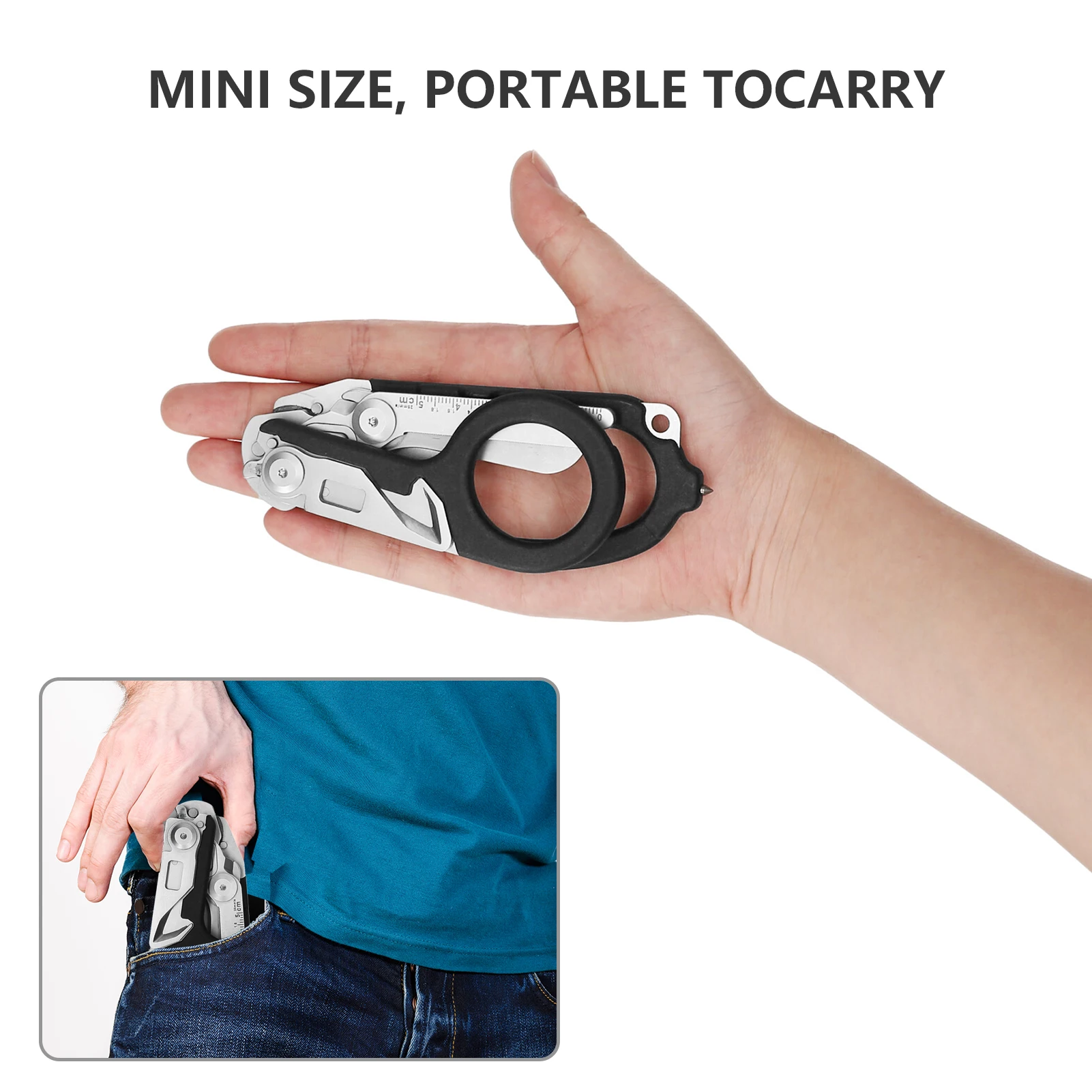 Multitool Scissors Folding 6 in 1 Scissors Home Repair Carbide Glass Breaker Oxygen Tank Wrench Ring Cutter Strap Cutter Ruler
Multitool Scissors Folding 6 in 1 Scissors Home Repair Carbide Glass Breaker Oxygen Tank Wrench Ring Cutter Strap Cutter Ruler